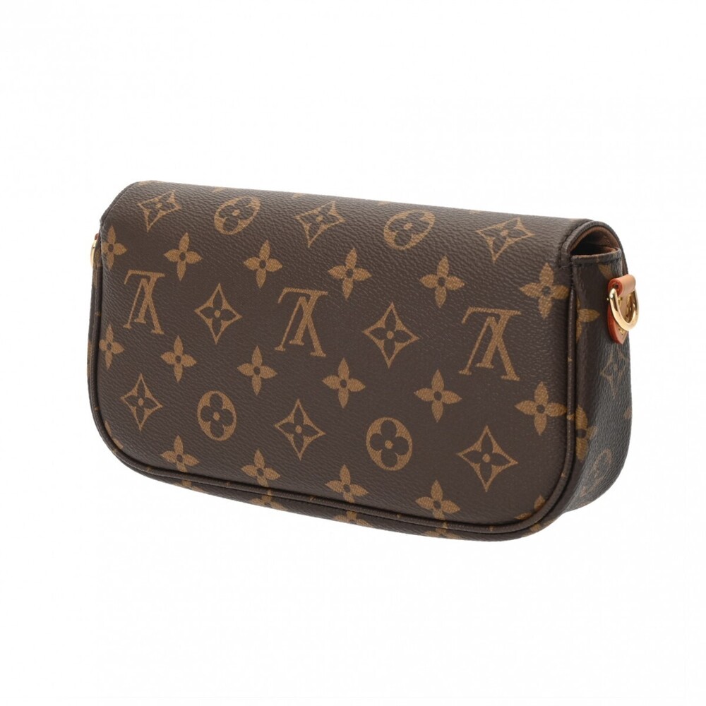 Louis Vuitton Wallet Brown Canvas Monogram Bag on Chain Ivy Shoulder